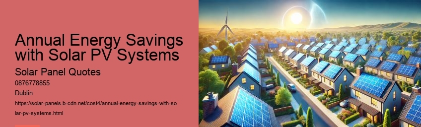 Annual Energy Savings with Solar PV Systems