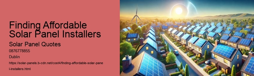 Finding Affordable Solar Panel Installers