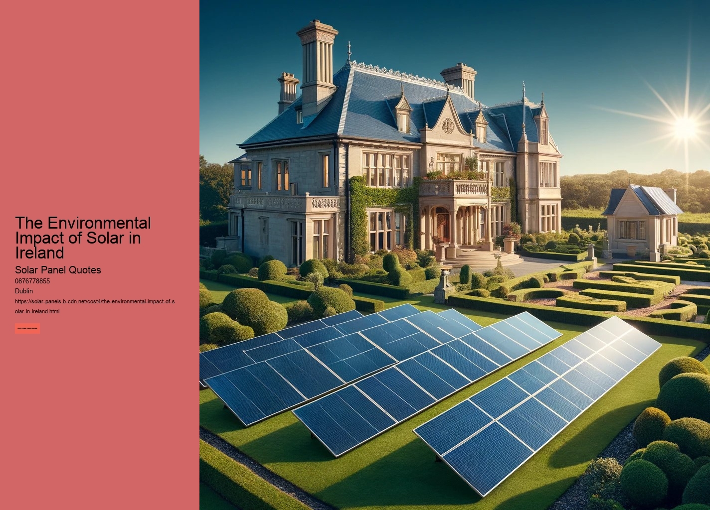 The Environmental Impact of Solar in Ireland