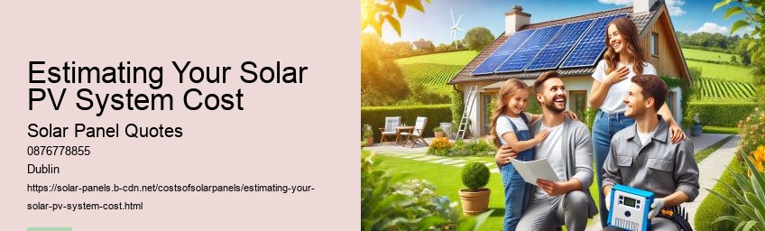 Estimating Your Solar PV System Cost