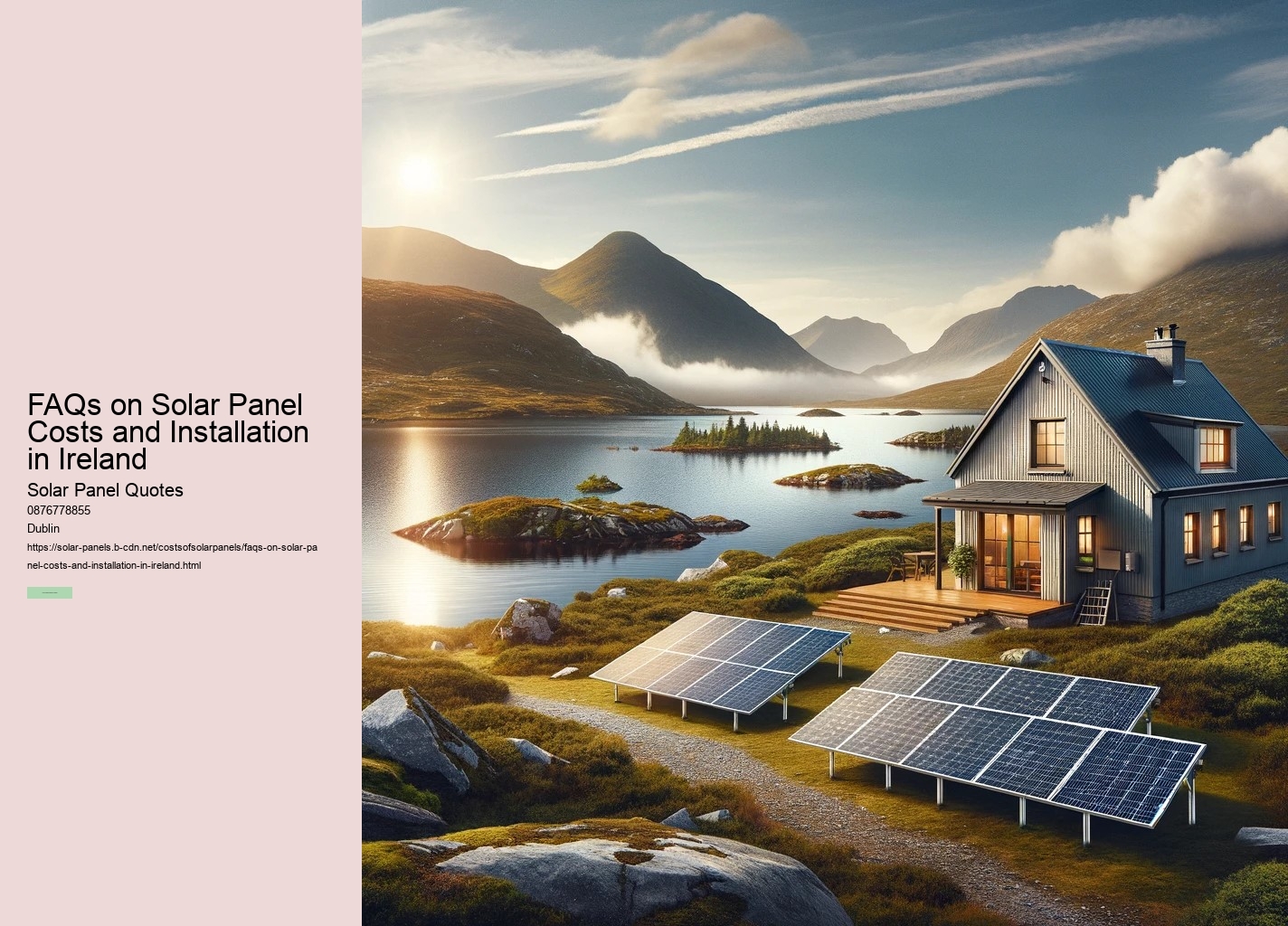 Suitability of Solar Energy in Ireland's Climate